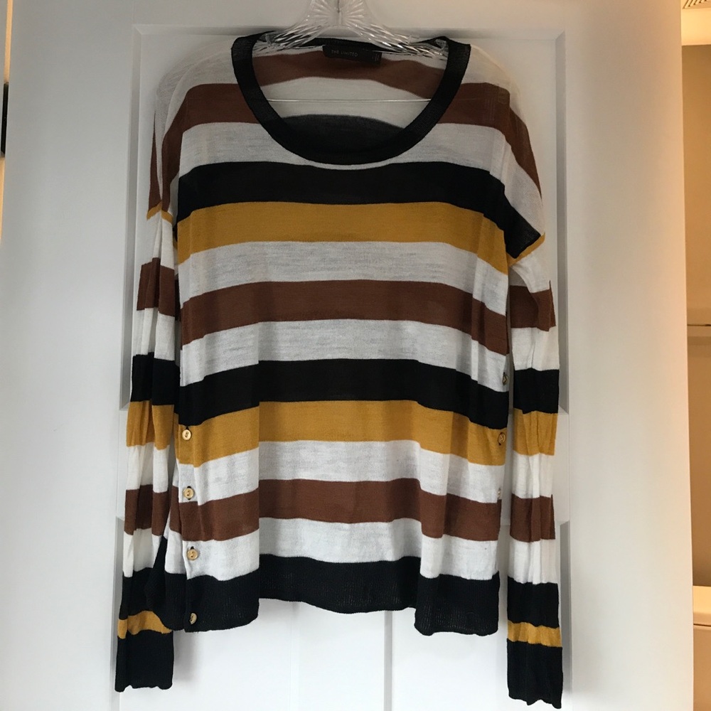 The Limited Lightweight Striped Sweater